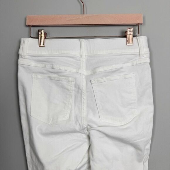 SPANX | White Pull-On Strechy Skinny Jeans Body Shaping Women’s Size Medium - Picture 11 of 11